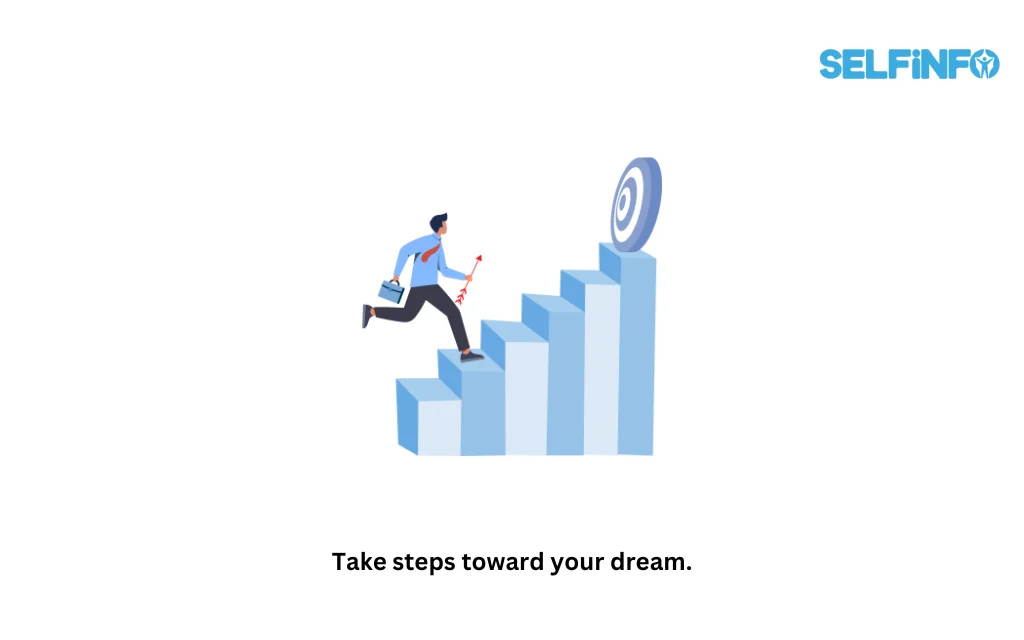 Take steps toward your dream.