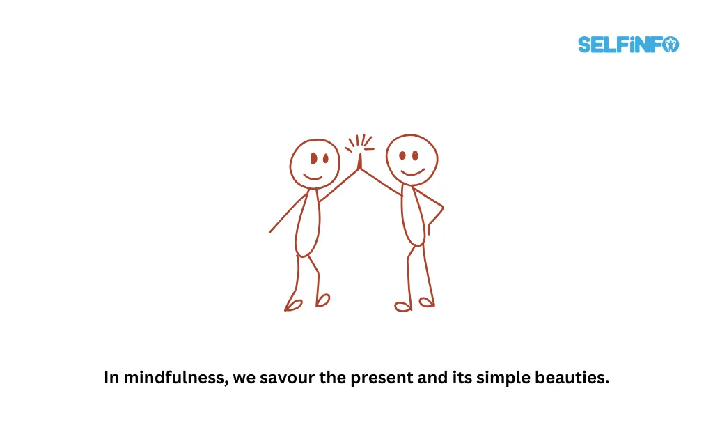 In mindfulness, we savour the present and its simple beauties.
